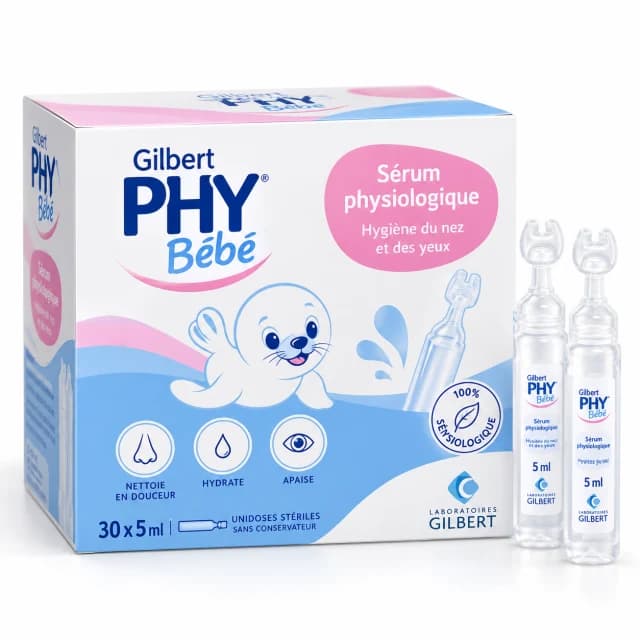 PHY Bébé Sérum Physiologique 30 × 5 ml